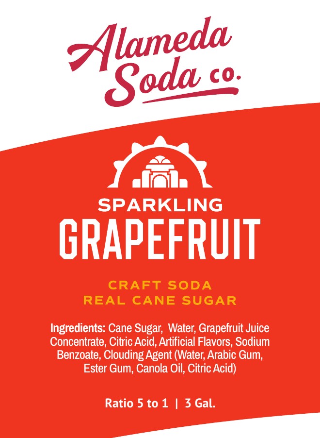 Grand Lake Grapefruit — Alameda Soda BIB seal