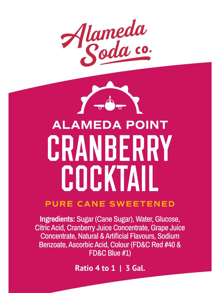 APT Cranberry — Alameda Soda BIB seal