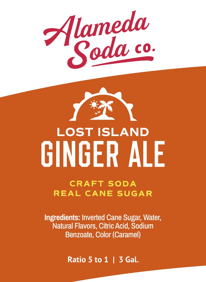 APT Ginger Ale — Alameda Soda BIB seal