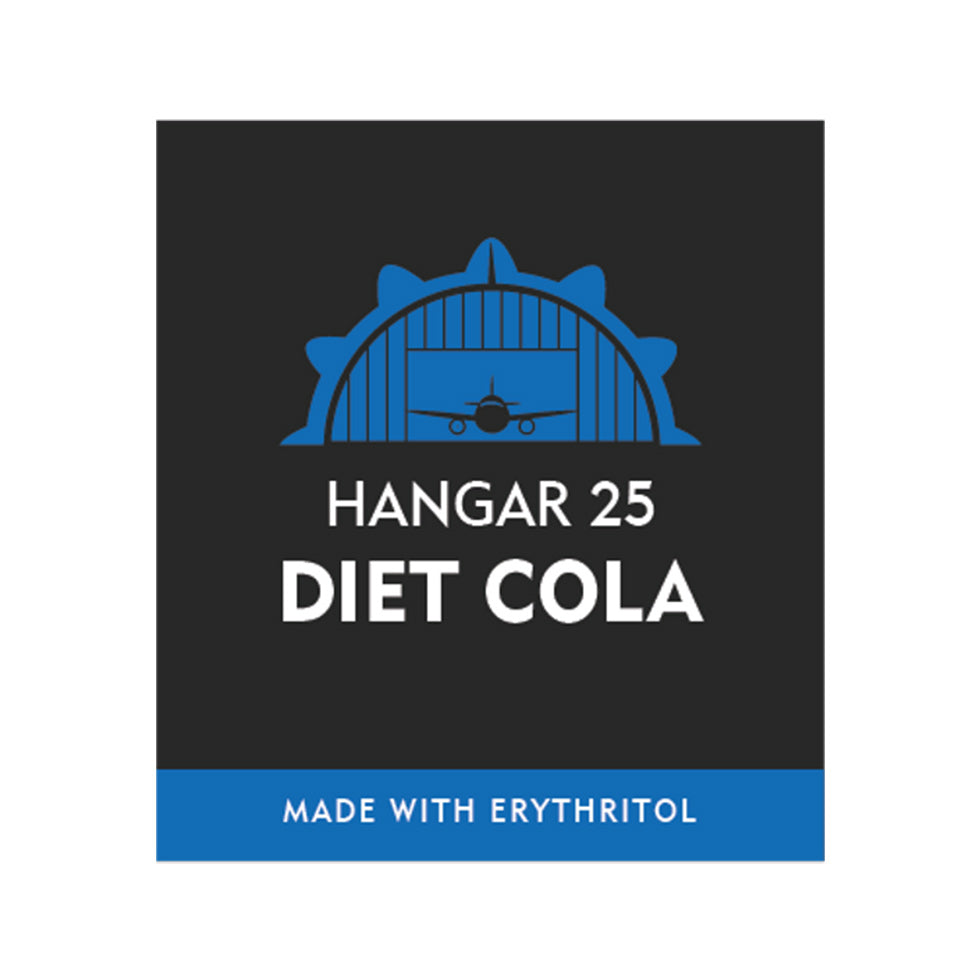 3 Gal. BIB - Hangar 25 Diet Cola, Ratio 5:1